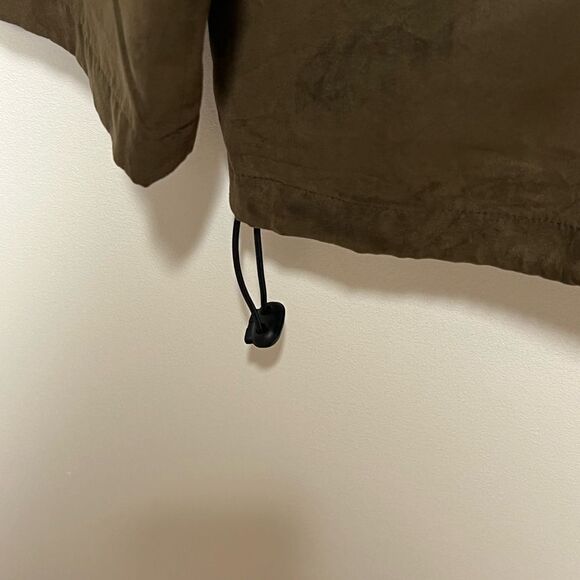 Unworn Vintage Gianni Valentino Italy MicroSuede Brown Mens Jacket Sz M - Picture 10 of 10